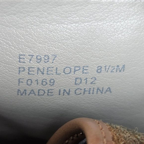 Calvin Klein Penelope Wedge Booties Womens Size 8.5M Tan Suede Lace-Up Ankle - Picture 10 of 16